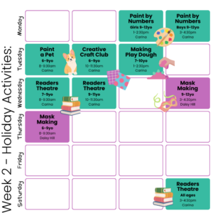 WEEK 2: Term 1 Holiday Activities 2026
